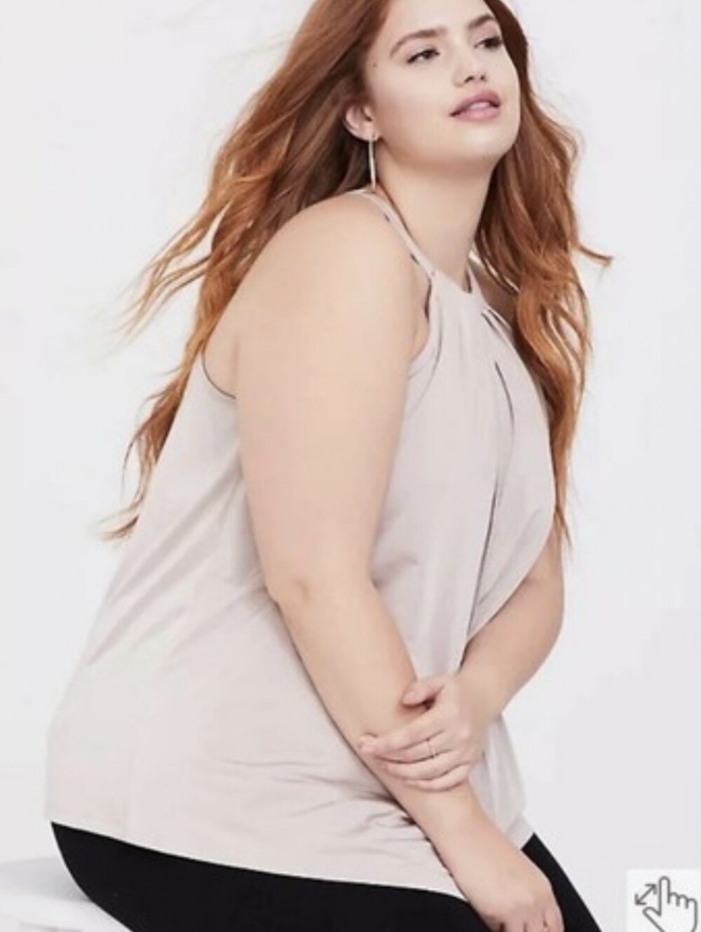 Torrid Champagne Studio Top 5X NWT